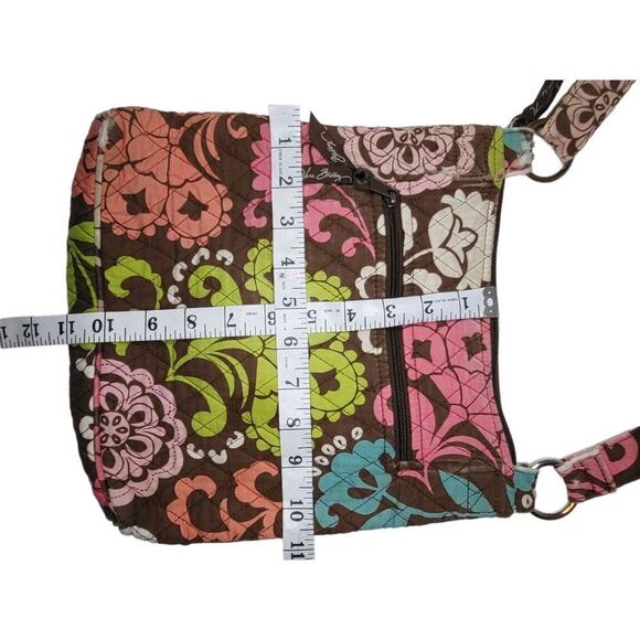 Vera Bradley Crossbody Purse‎ Women Quilted Messenger Medium Multicolor - Picture 4 of 7